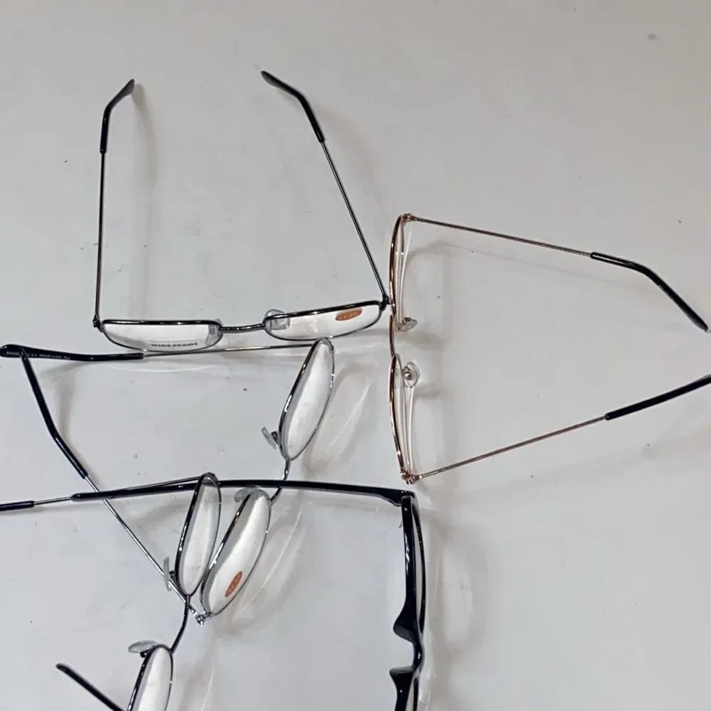 Lot Of 5 Pairs Eyeglasses PD 62+/-2mm +1.75